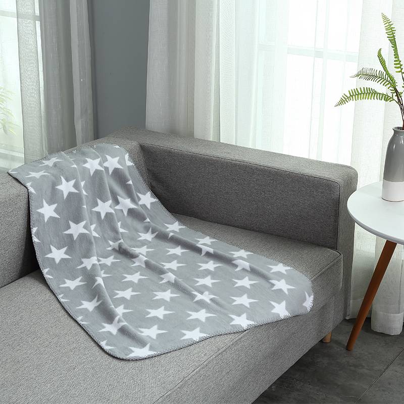 Star Print Grey Blanket Featured Image