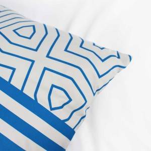Geometric Pattern Printing Aviation Pillow/Pillowcase