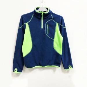 Children’s Stand-Collar Polar Fleece Sports Jacket