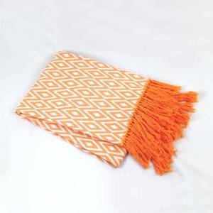 Bamboo Fiber Tassel Blanket