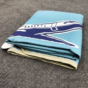 Cartoon Airplane Printing Aviation Blanket