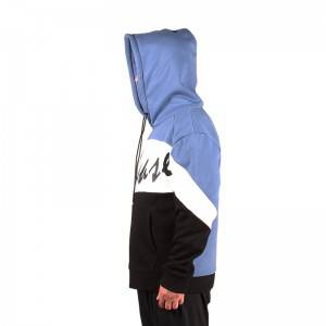 Man Knitted Sports Hooded Jacket