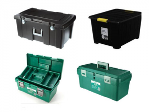 Stackable plastic storage box injection molding
