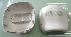 Plastic head shell for robot