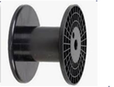 Plastic reels for cable and wire