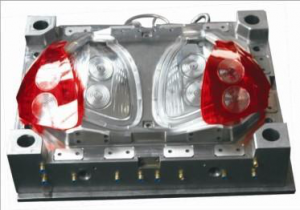 Automobile lampshade injection molding