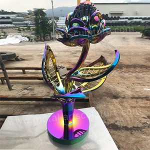 Garden Metal Flower Sculpture Ornament