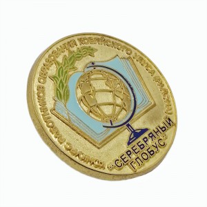 Gold Plated Metal Badge Soft Enamel Pin