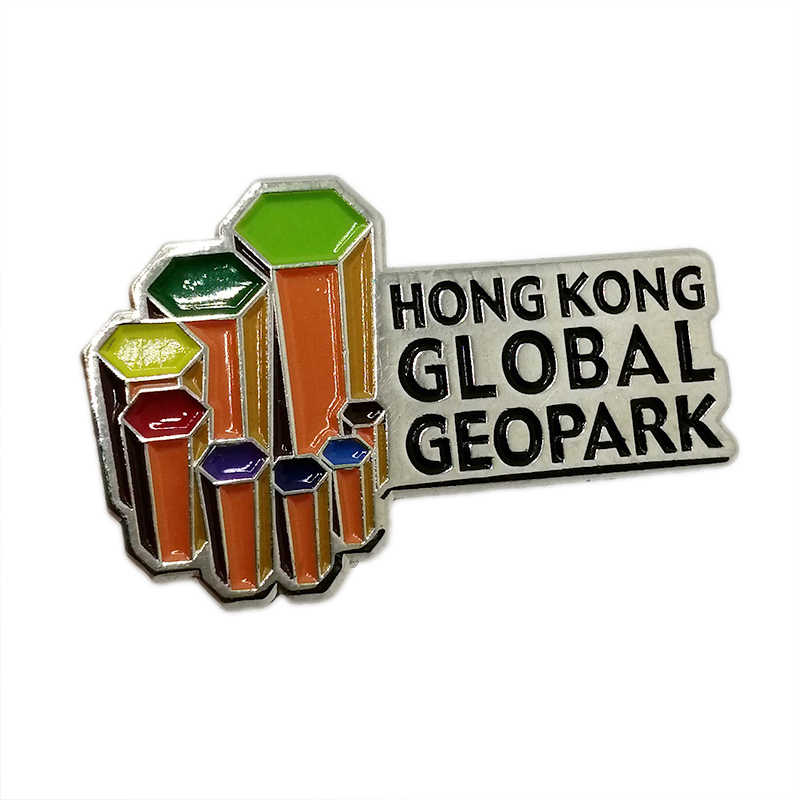 Enamel Pin Manufacturers Custom Made HK Global GEO park Logo Lapel Pin Featured Image