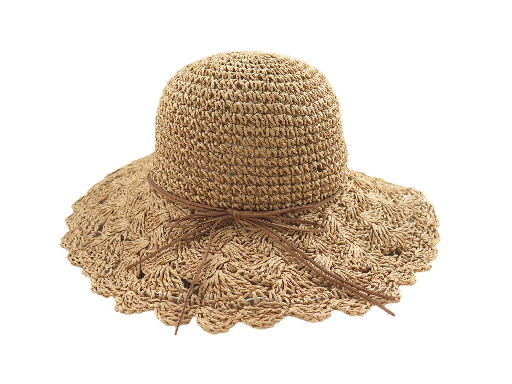 Nature brown straw hat