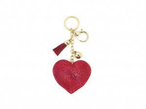 heart stone keychain
