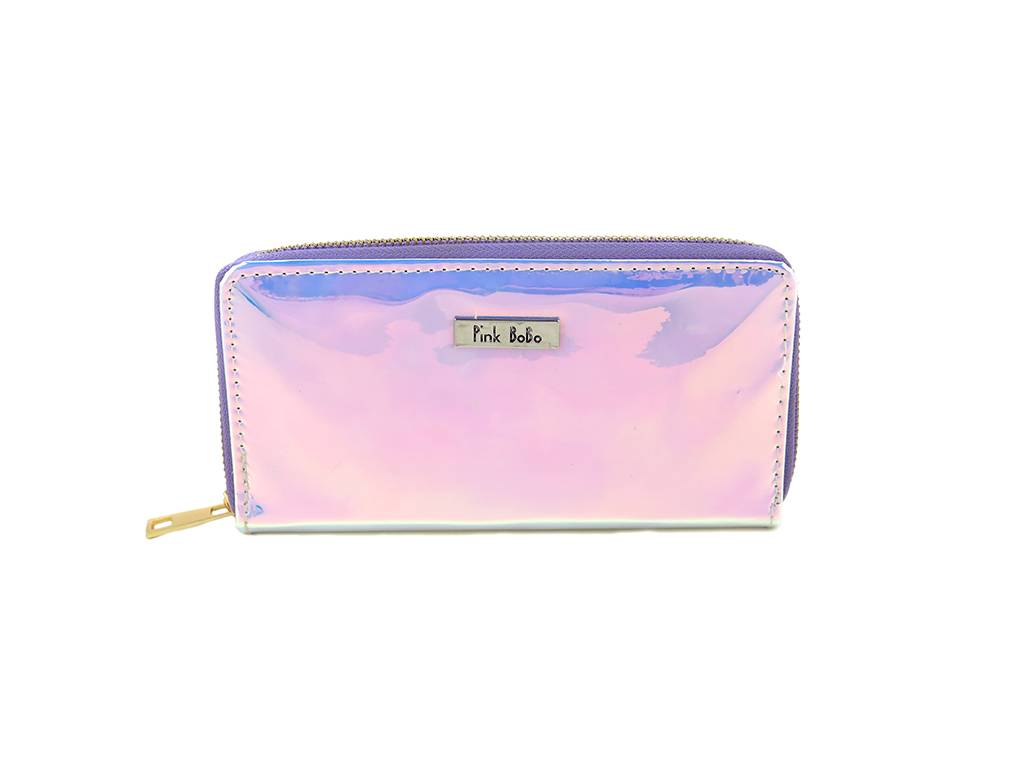 Fashion holographic slim purse