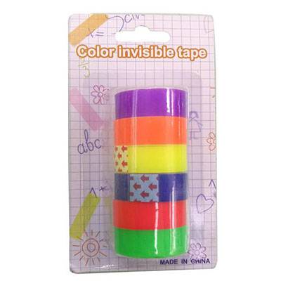 6pcs color invisible tapes