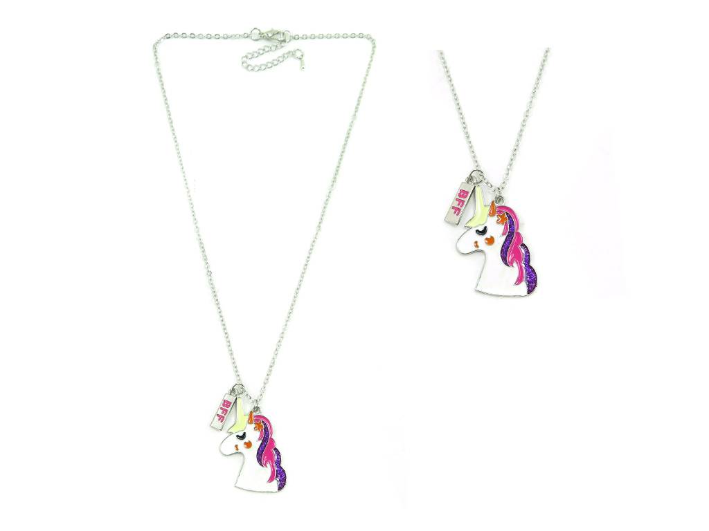 necklace with unicorn pendant