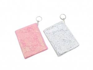 Glitter Coin Bag with Keyring