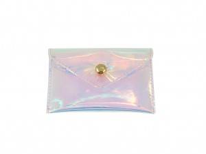 iridescent mini envelope pouch