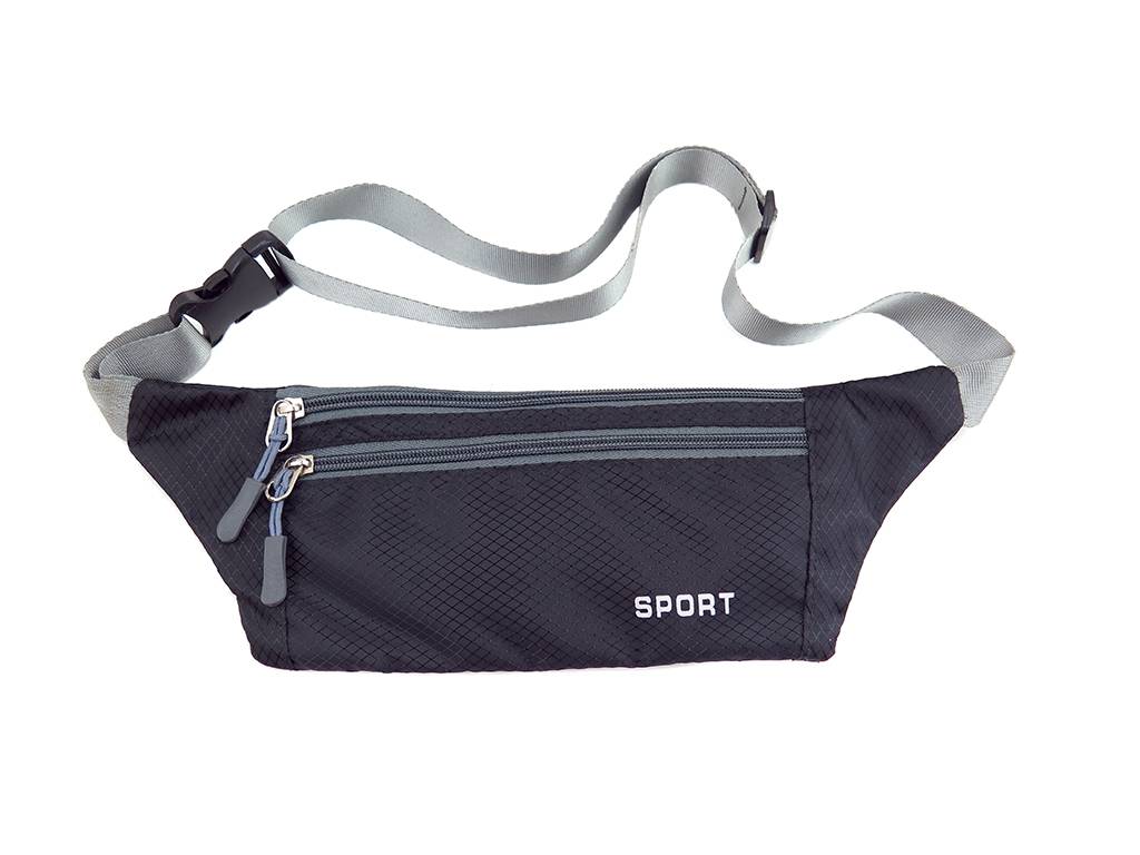 Men’s sports pocket double zipper