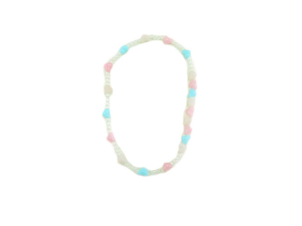 Handmade heart beads kids’ necklace