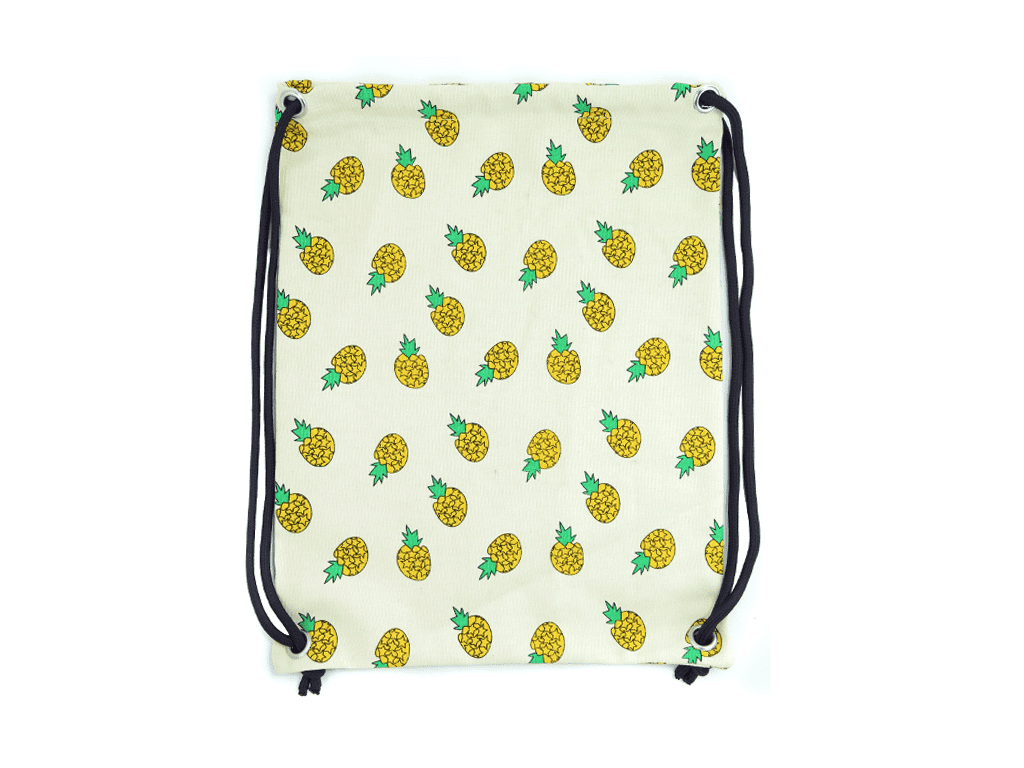 Pineapple Canvas Gym Bag