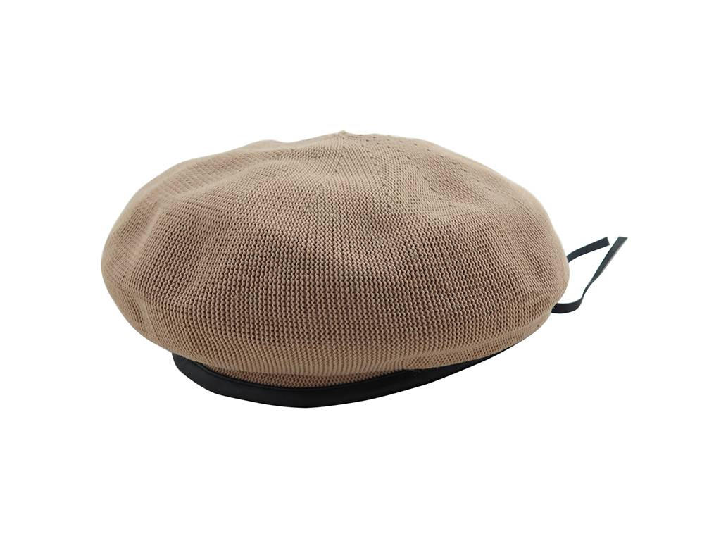 Fashion breathable beret in khaki color