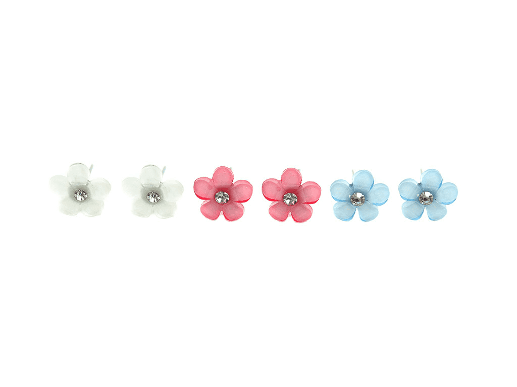 Kids Earrings with flowers