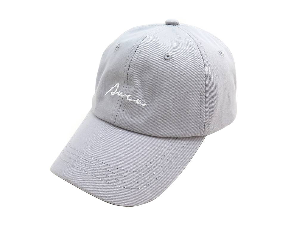 GREY EMBROIDERY LETTERS BASEBALL CAP