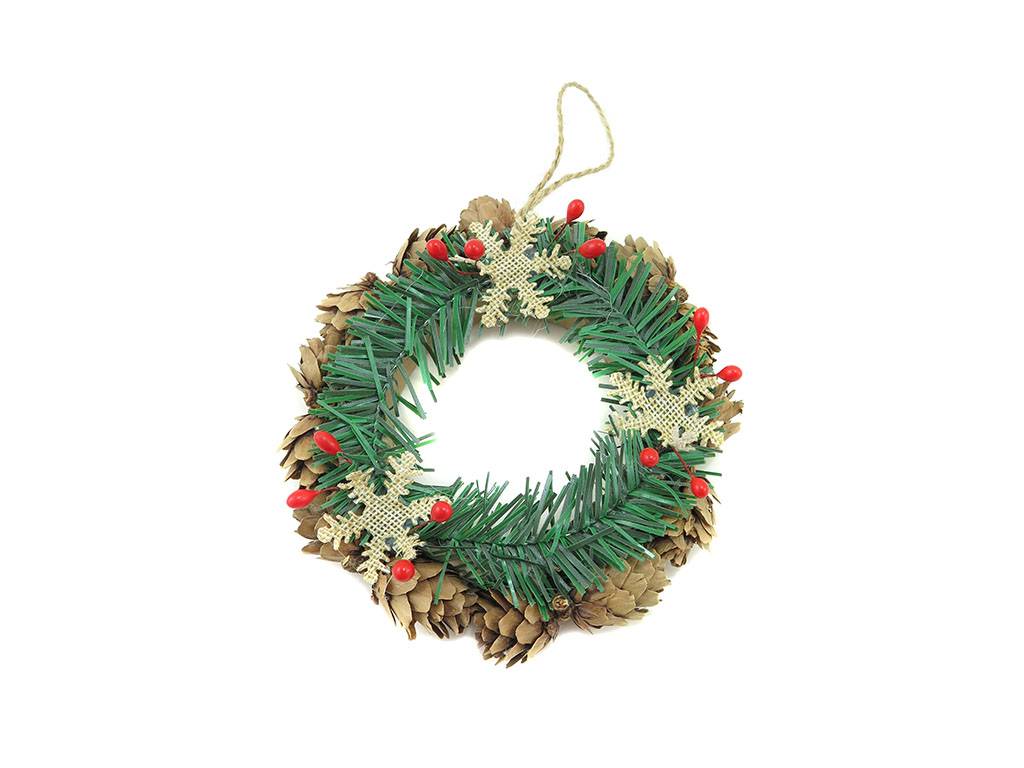 Xmas Pine Cone Wreath