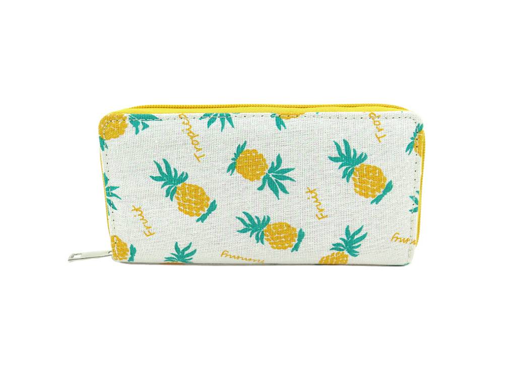 Pineapple design lady wallet