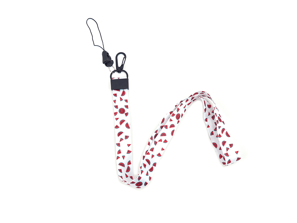 Phone Strap with Watermelon Print