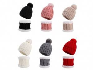 Add velvet and thicken lovely warm children’s knitted hat