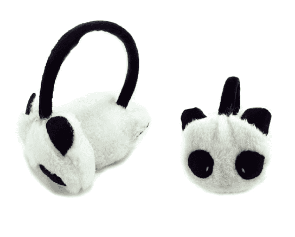 panda design adjust size ear warmmer for child