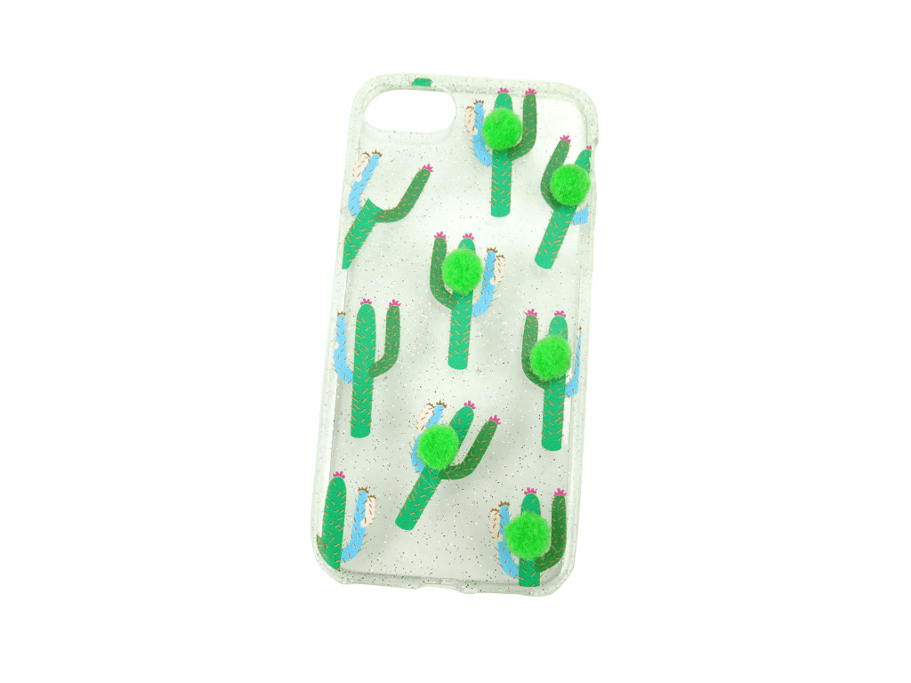 Phone case with cactus print