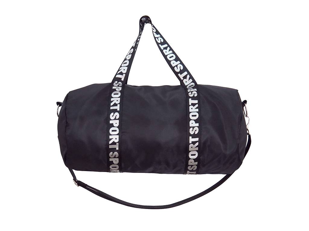 Nylon quilted gym bag