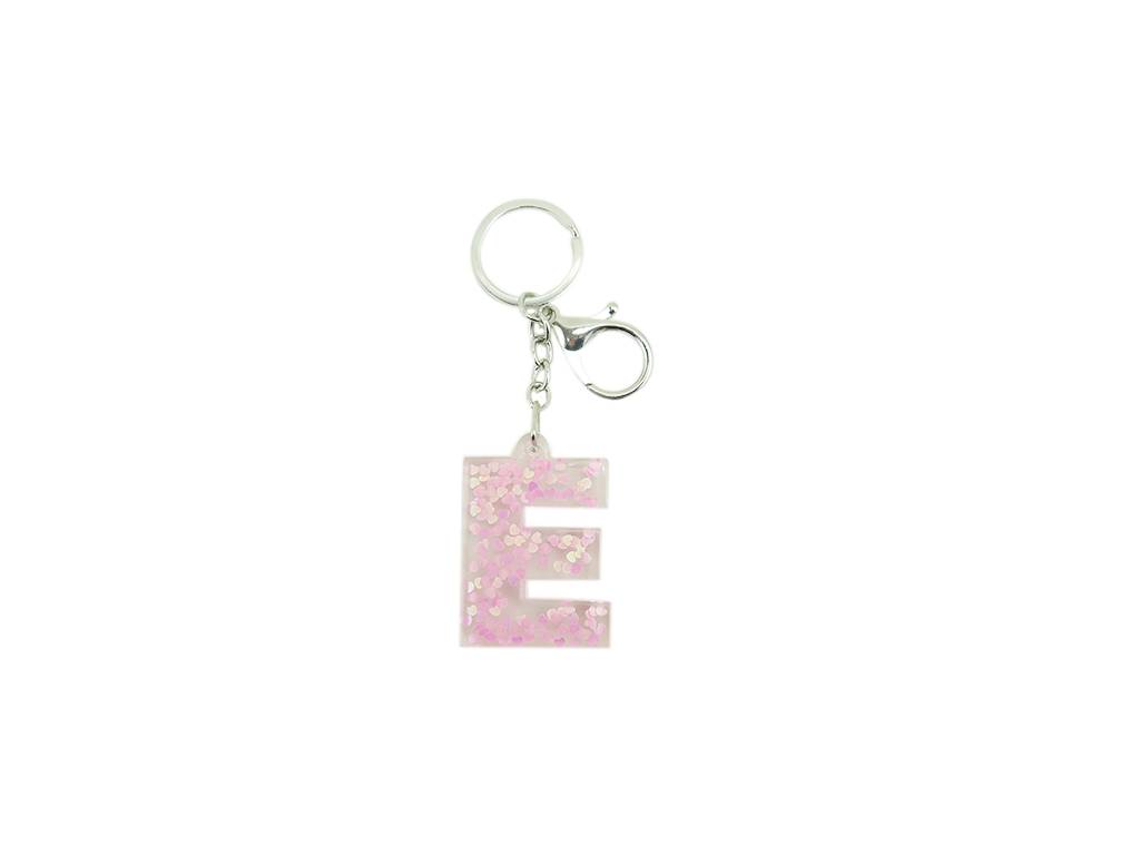 Keychain with letter E