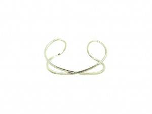 Custom Jewelry top quality 3161 stainless steel bracelet X bangle