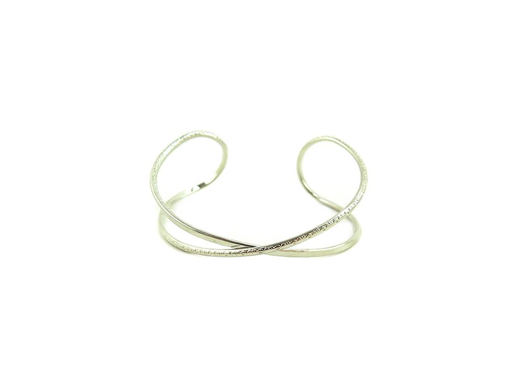 Custom Jewelry top quality 3161 stainless steel bracelet X bangle