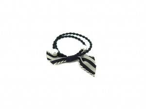 Hair elastic with blue and black mix col.