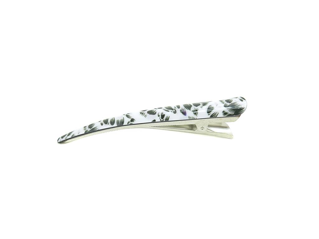 Leopard pattern hair clip