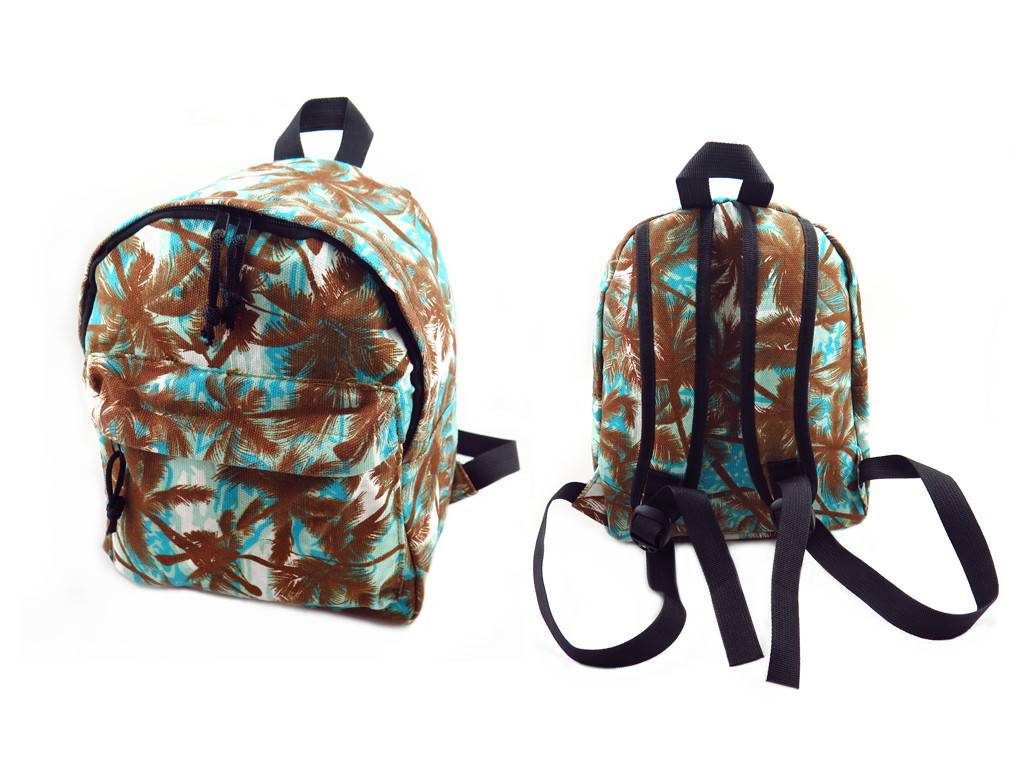 palm canvas kids backpack
