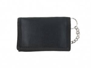 faux leather men’s folded wallet