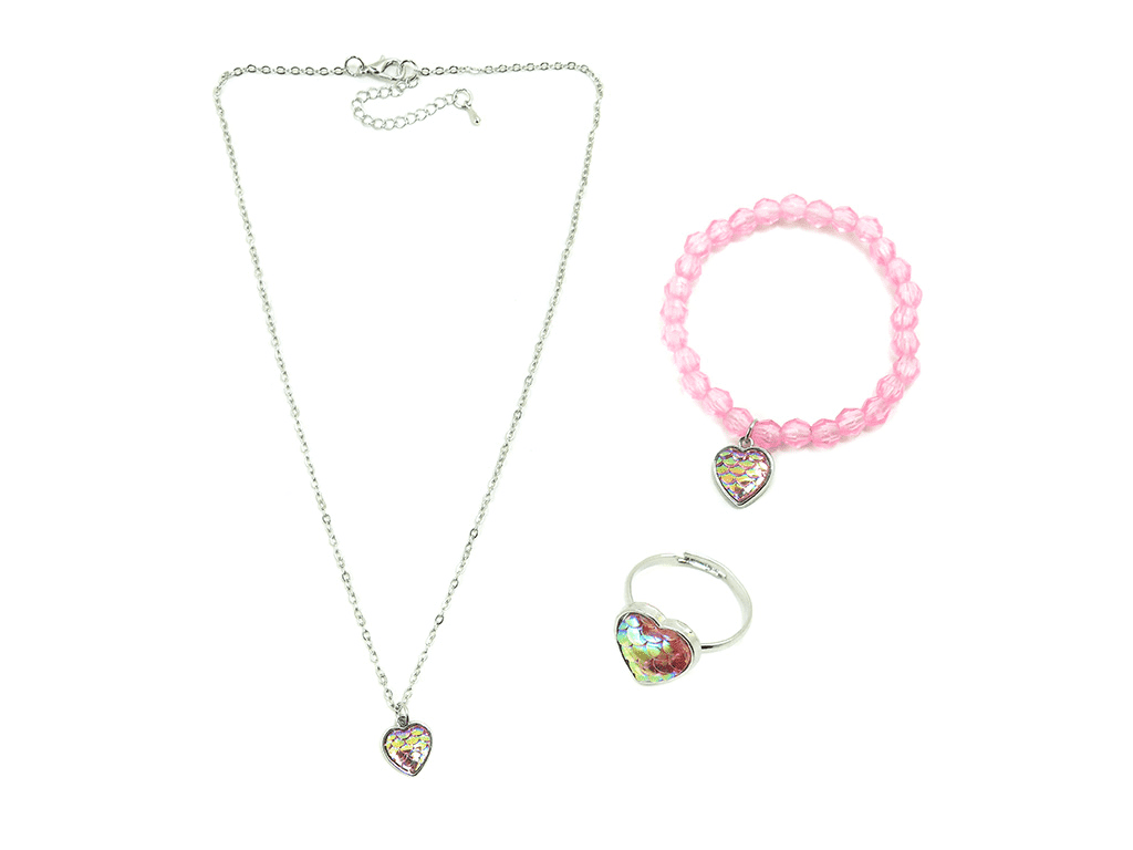 Kid’s Necklace Bracelet Ring Set