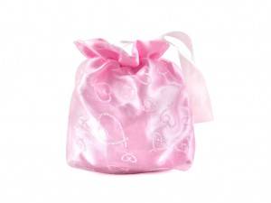 heart pattern cute girls bucket bag