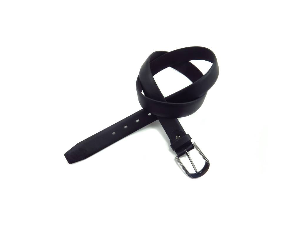 Fashion adjustable black PU belt