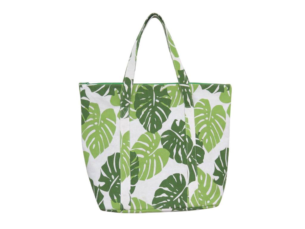 Palm tree design beach bag