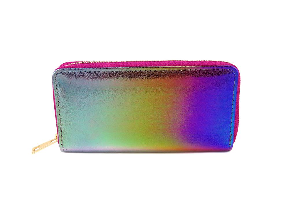 Colorful metal lady wallet