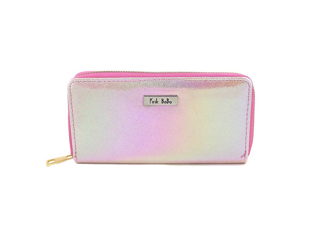 Fashion gradient rainbow color slim purse