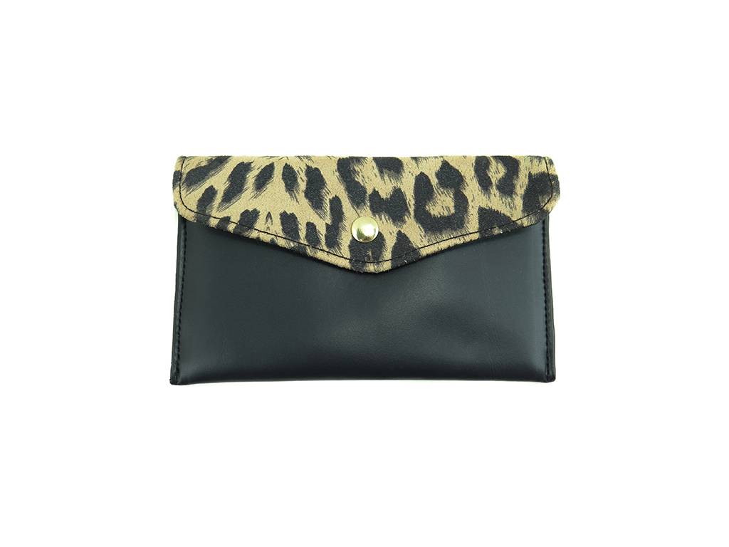 Fashion leopard envelope coin purse