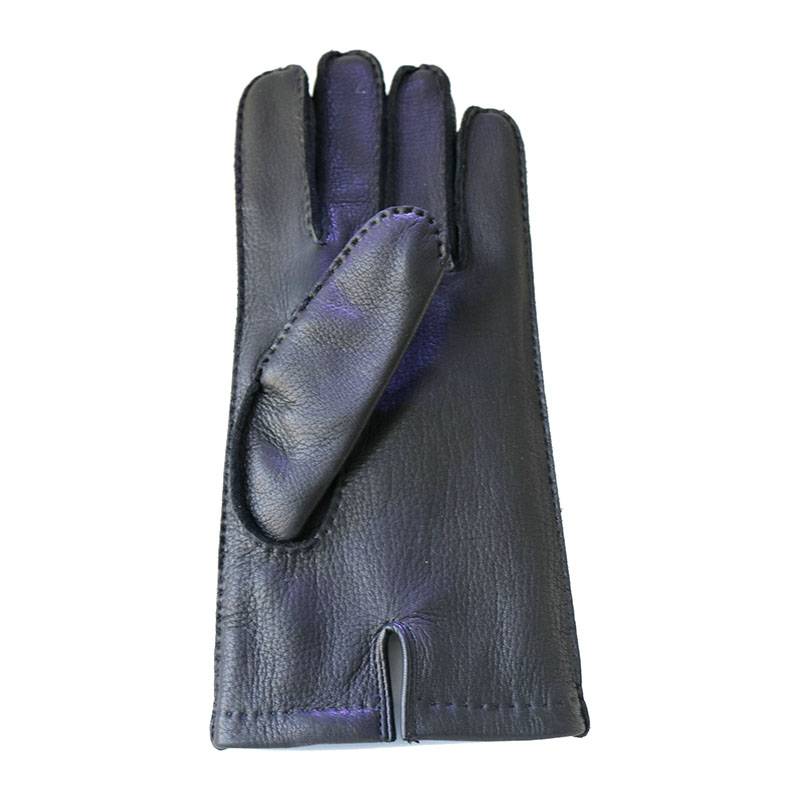 Deerskin driving casual handsewn gloves with three points Featured Image