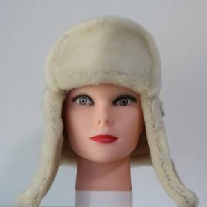 Double faced Sheepskin trapper winter hats