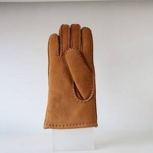 Classical Ladies handsewn double faced sheepskin shearling gloves